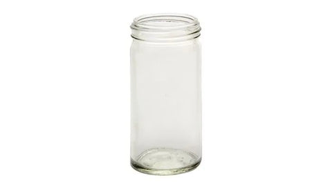 Glass Herb and Spice Jar 1/2 cup with shaker/pour lid