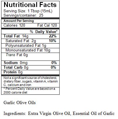 Garlic Infused Olive Oil