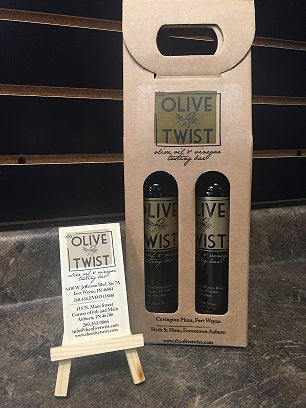 Simple Elegance Gift Carrier for 2 - 200 ml Bottles