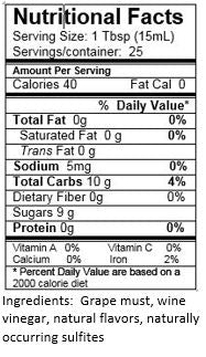 Traditional Balsamic Vinegar Condimento