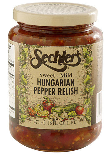 Sweet Mild Hungarian Pepper Relish