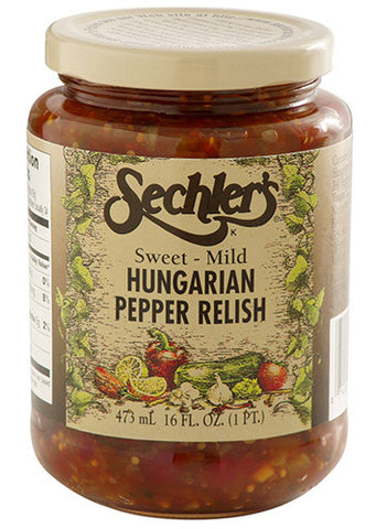 Sweet Mild Hungarian Pepper Relish