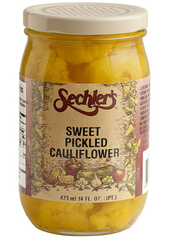 Sweet Pickled Cauliflower