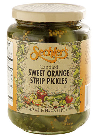 Candied Orange Strips Pickles